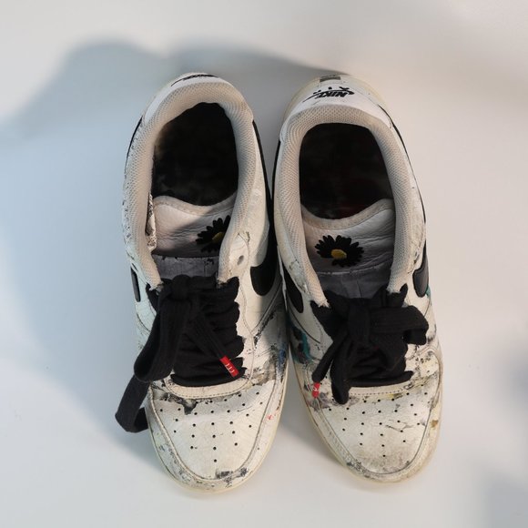 NIKE AIR FORCE 1 LOW PARANOISE WHITE/BLACK 10.5 - Picture 7 of 7